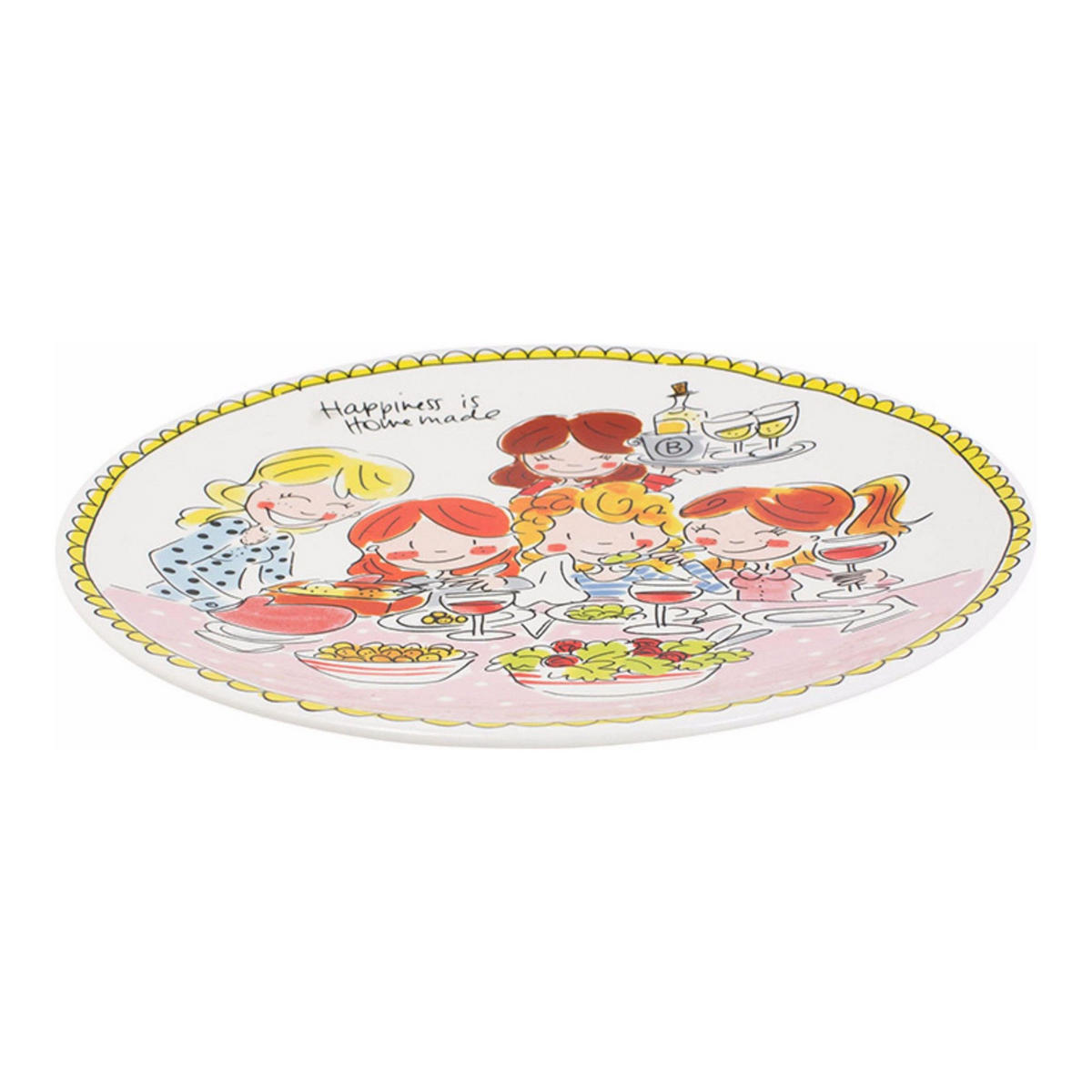 TELLER Mädchen in Bunt - 26cm - Multicolor, Keramik (26.2/26.3/3cm) - Blond Amsterdam