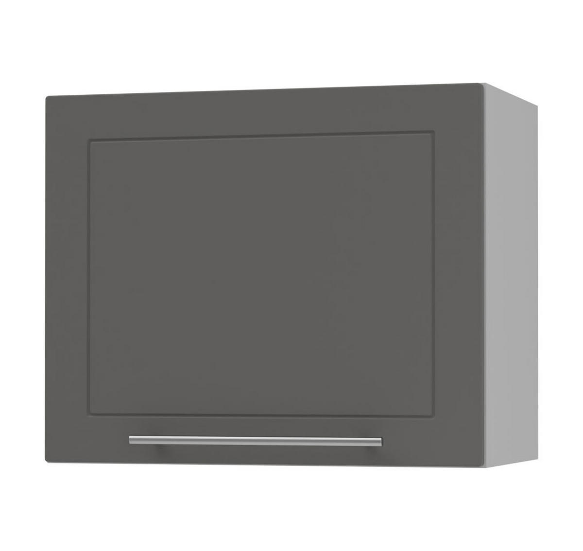 KLAPPHÄNGESCHRANK Kvantum W8/60 Graphit Matt / Grau Matt 60 / 32,5 / 50cm - Graphitfarben/Grau, Holz/Holzwerkstoff (60/50/32.5cm) - Feldmann-Wohnen