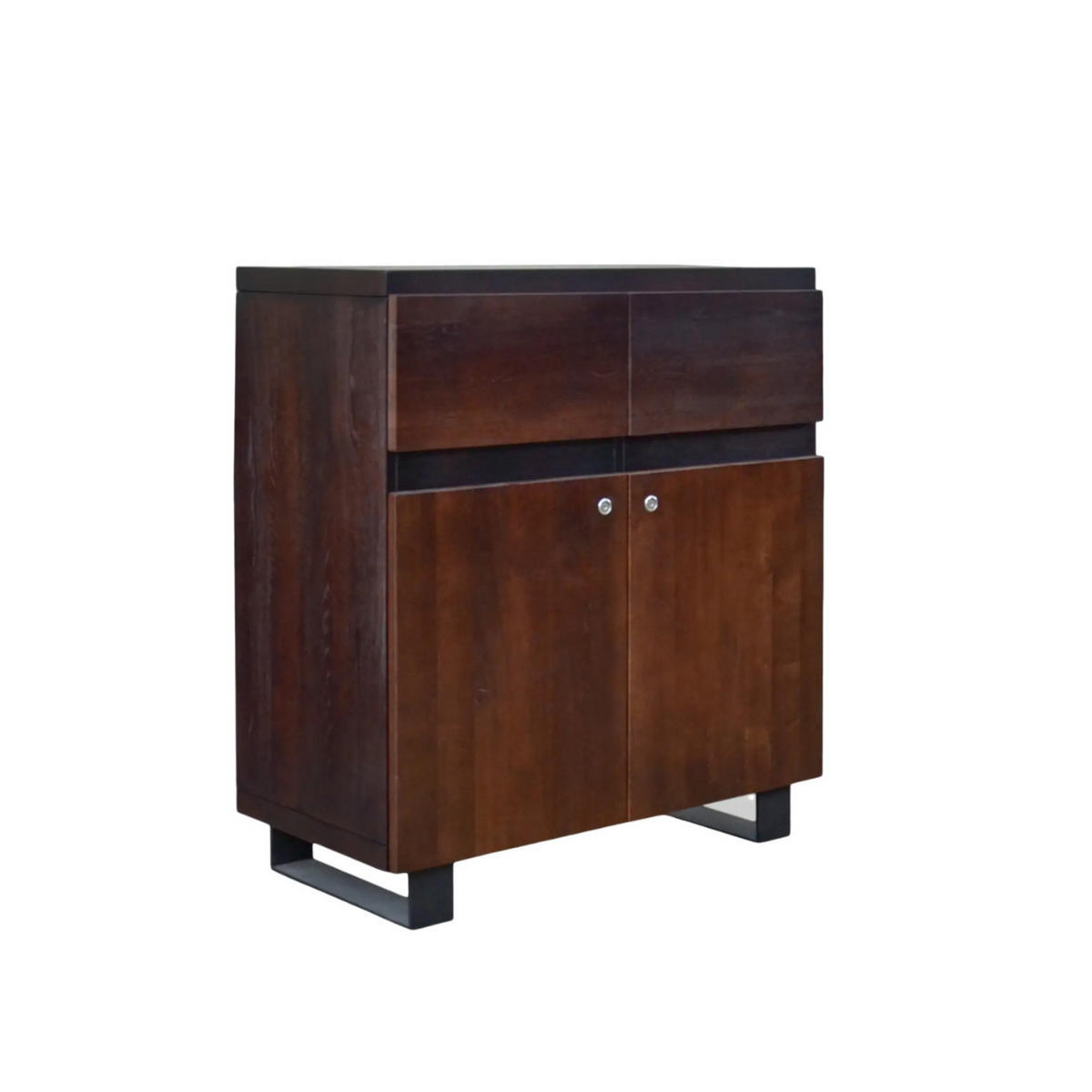 EICHENKOMMODE für das Wohnzimmer DELIO I - Eichefarben, Holz (90/100/45cm) - Rawood Furniture