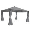 PERGOLA CALPE Hellgrau - Hellgrau, Textil (400/290/400cm) - MCW