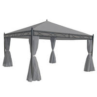 PERGOLA CALPE Hellgrau - Hellgrau, Textil (400/290/400cm) - MCW