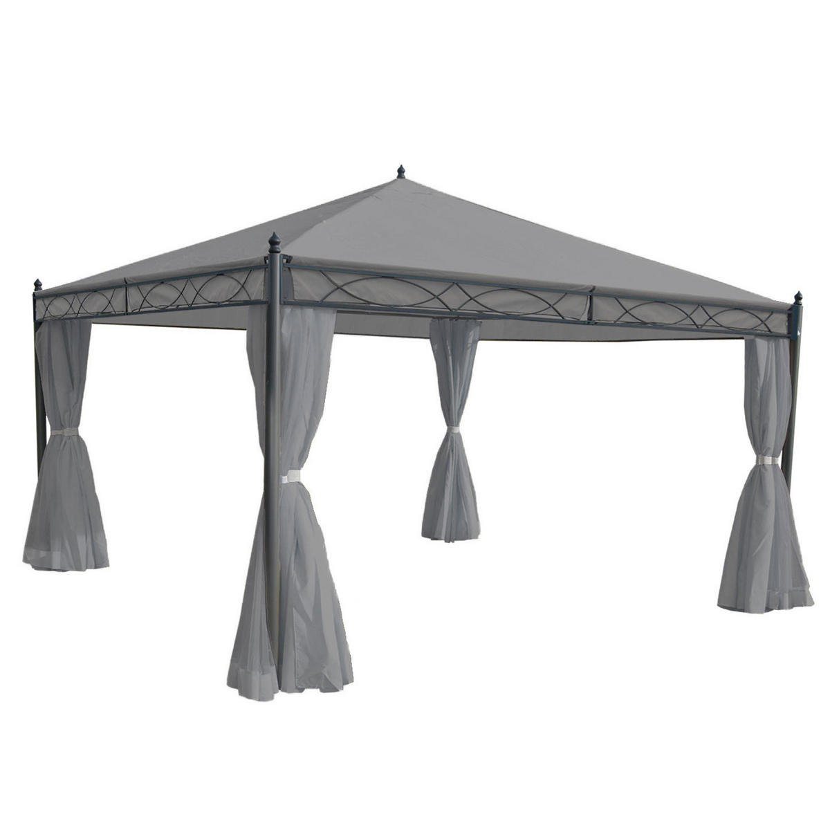 PERGOLA CALPE Hellgrau - Hellgrau, Textil (400/290/400cm) - MCW