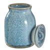 AUFBEWAHRUNGSDOSE Portimao - Blau, Keramik (11/15/11cm) - Butlers