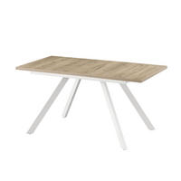 ESSTISCH SVEN 120-160/80/76 cm Sandeiche - Sandfarben, Holz (80/120/76cm) - B&D Home
