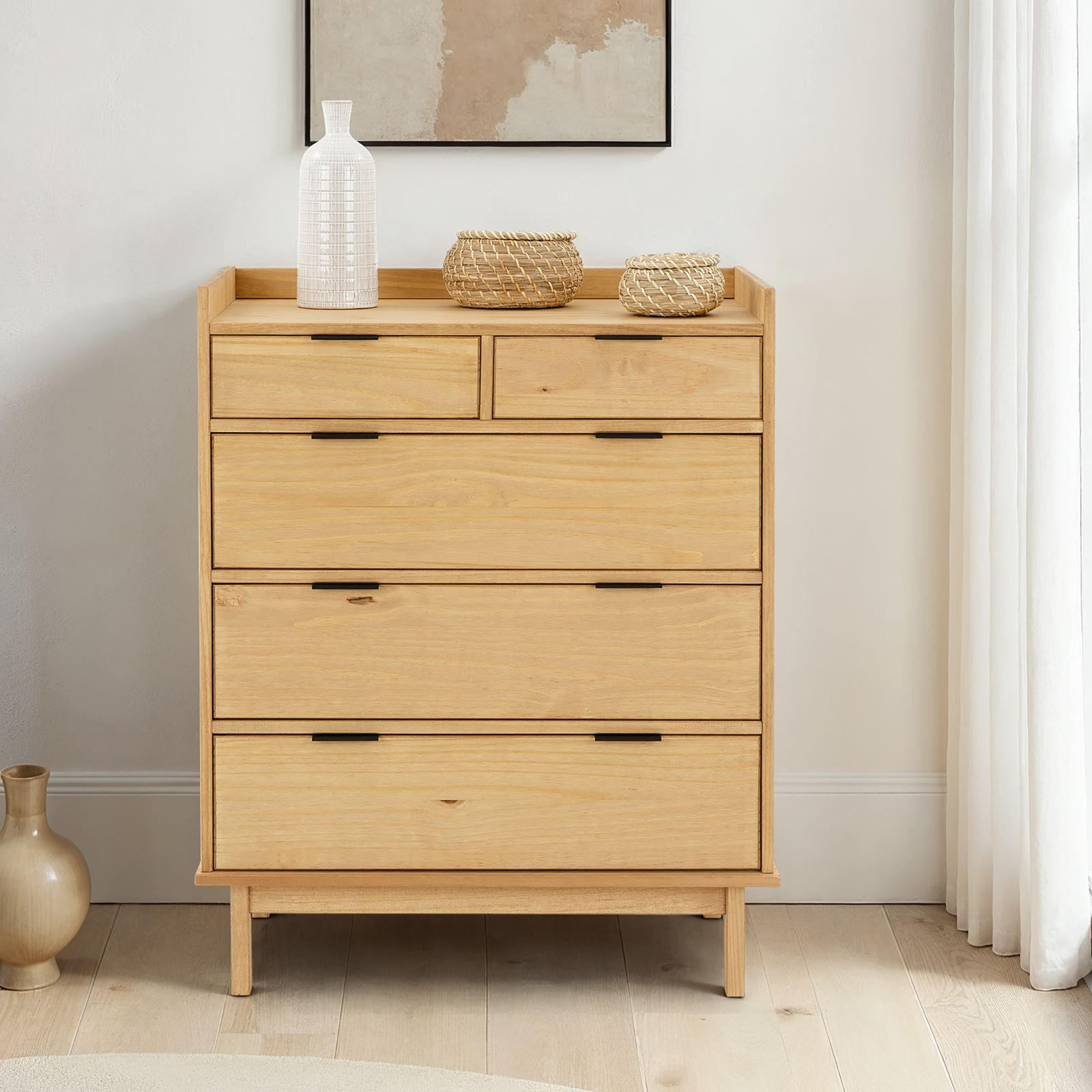 KOMMODE TEPERA - Braun, Holz (75/92/46cm) - IDIMEX