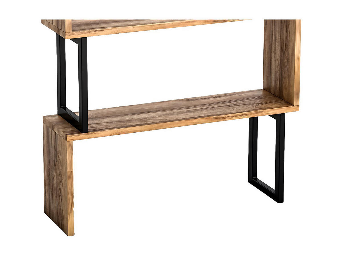 REGAL 4 Regale Dekor Nussbaum L80 cm - Ceylan - Apfelbaumfarben, Holz/Holzwerkstoff (22/128/80cm) - Calicosy