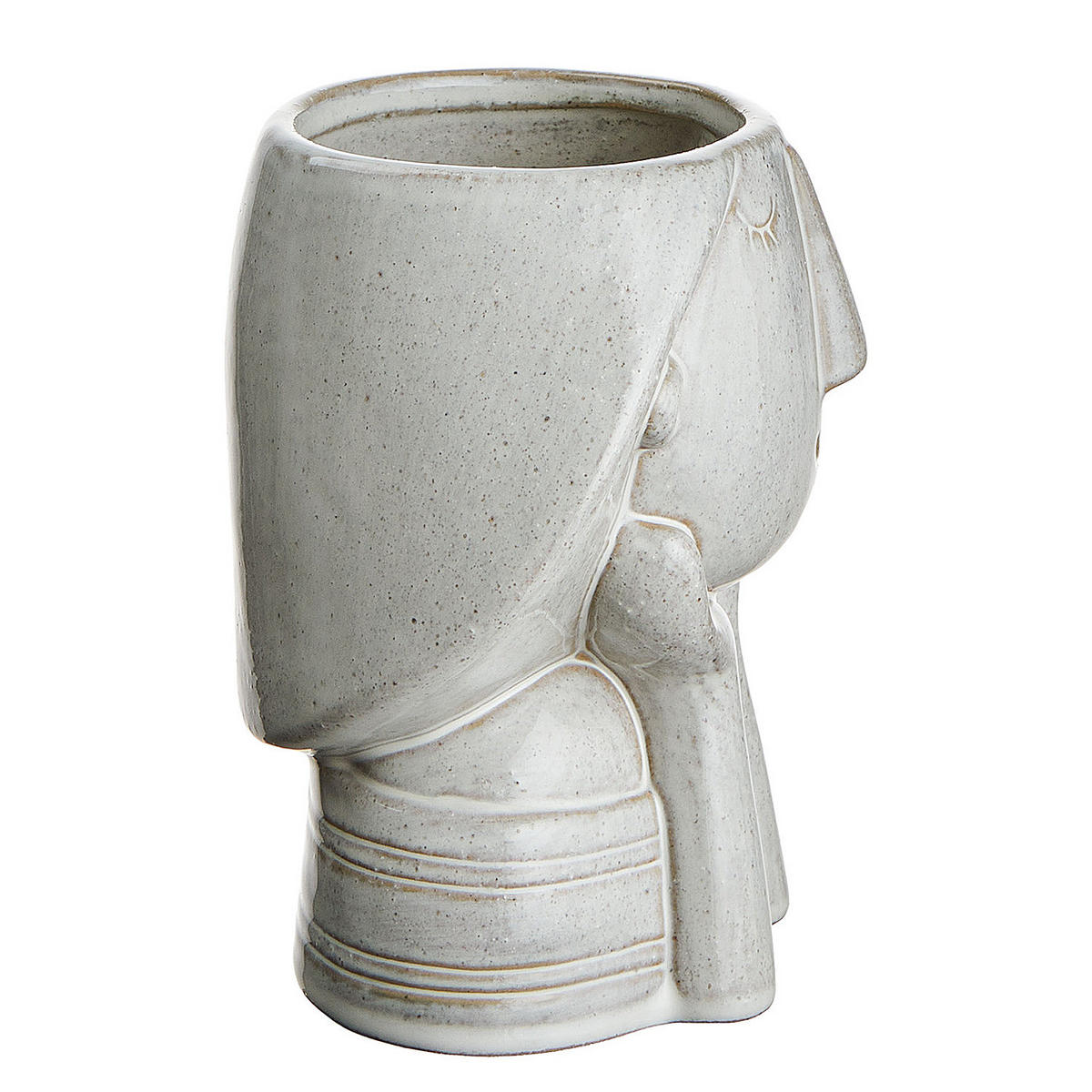 BLUMENÜBERTOPF (4er Set) Rebecca - Beige, Keramik (13cm) - Butlers