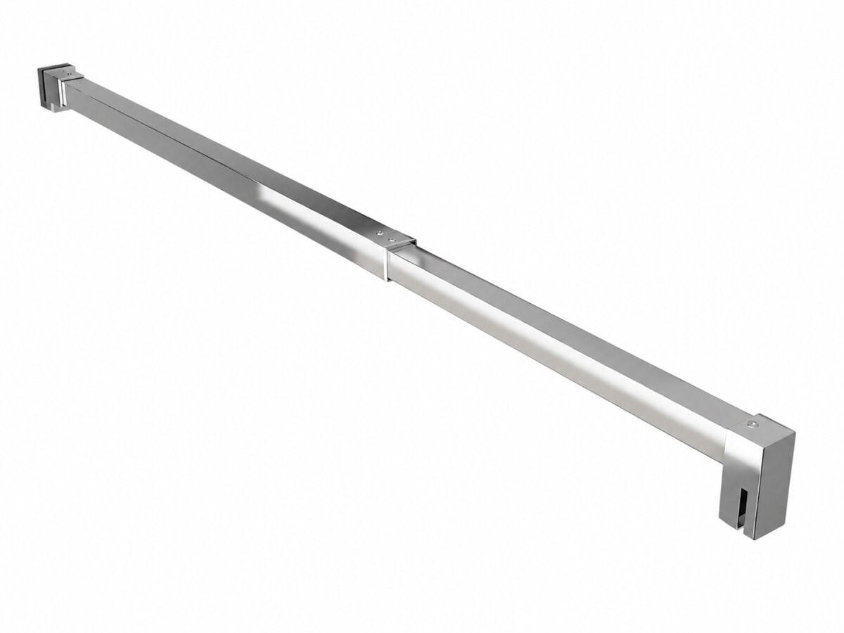 WALK-IN-DUSCHWAND 160 × 200 cm – Satiniertes ESG-Sicherheitsglas – Silber - Silberfarben, Glas (10/160/200cm) -  Glaswerk Westfalen