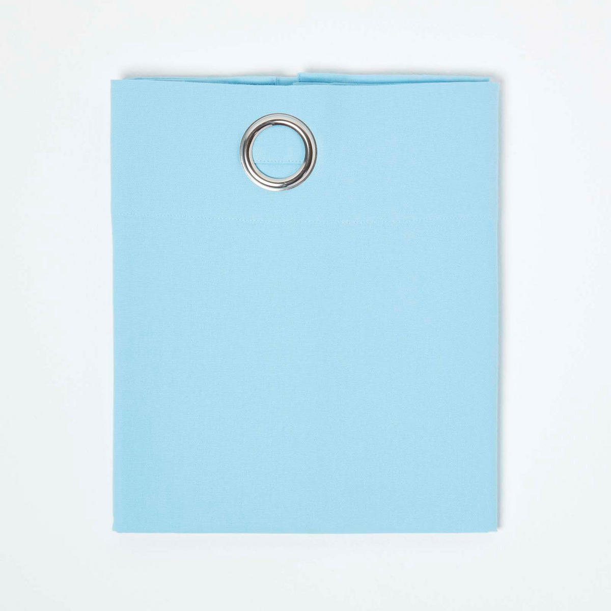 ÖSENVORHANG blickdicht 2er-Set, 137/228 cm - Hellblau, Textil (137/228cm) - Homescapes