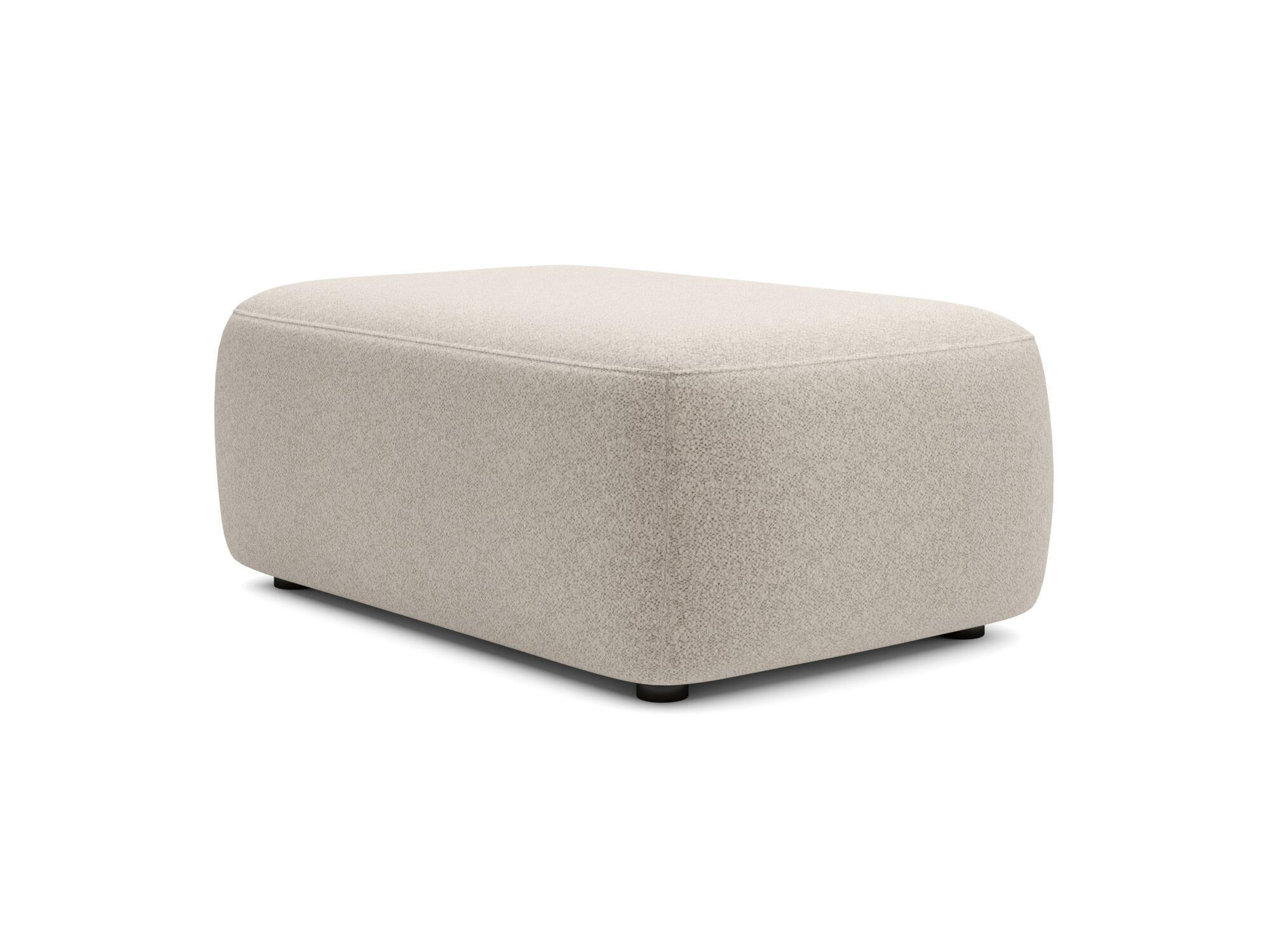SITZPOUF BOULI Beige 100x68x42 cm - Beige, Textil (100/42/68cm) - FURNLUX