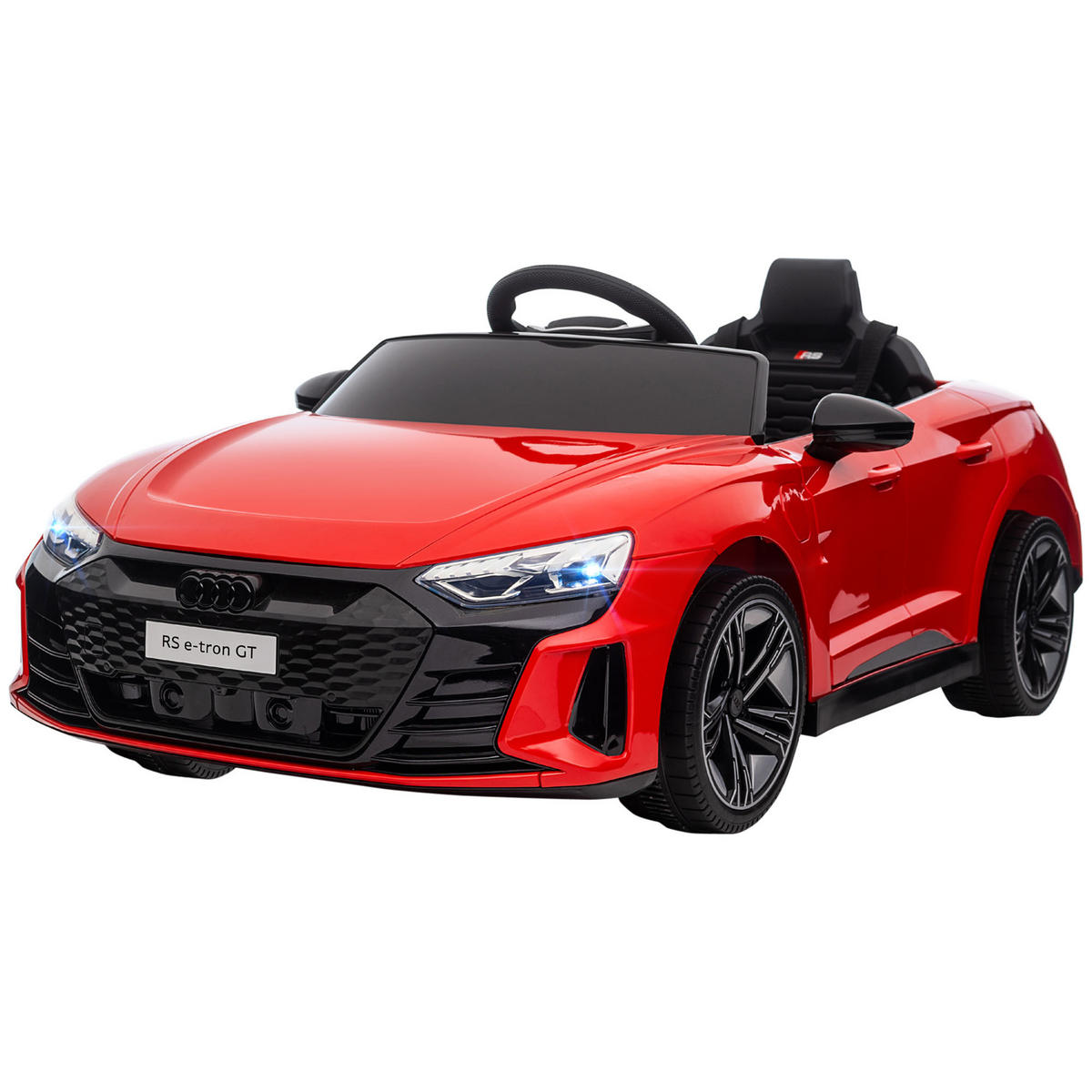 KINDER-ELEKTROAUTO DE-06287 Audi RS lizenziert mit Fernbedienung Rot/Schwarz - Rot, Kunststoff/Metall (103/58/41cm) - ComfortXL