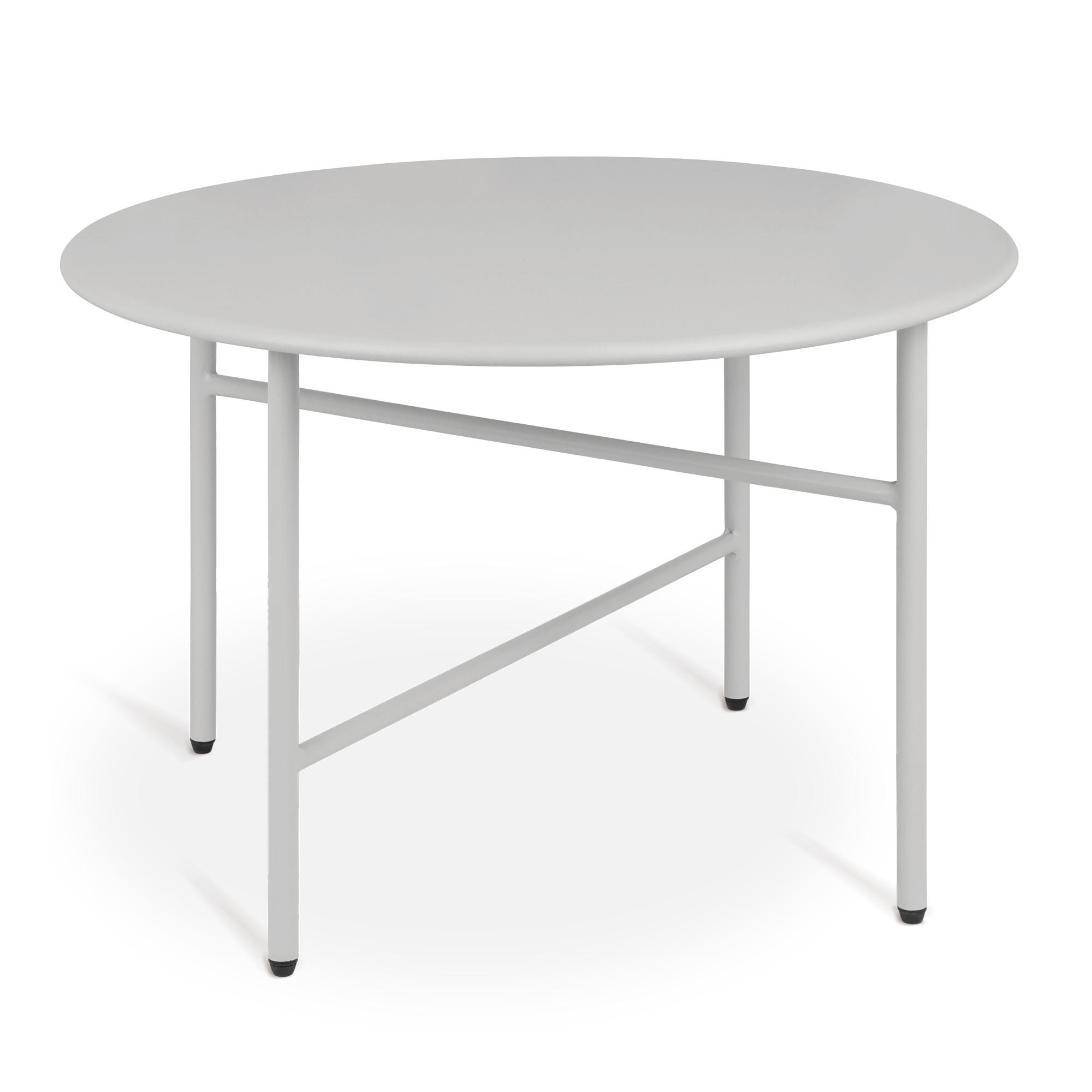 BEISTELLTISCH Finn Ø 53/36 cm Hellgrau - Hellgrau, Metall (53/53/36cm) - BoMoe