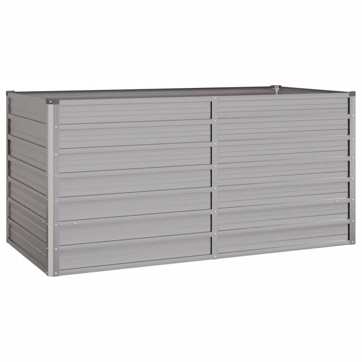 HOCHBEET aus Cortenstahl ISAK unten offen Metall 160x80x77 cm - Braun, Metall (160/77/80cm) - DELUKE