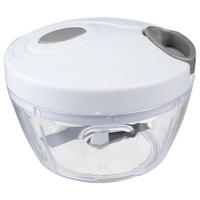 GOURMET Handhäcksler 12/12/8,5 cm - Weiß, Metall (12/8.5/12cm) - 5five Simply Smart