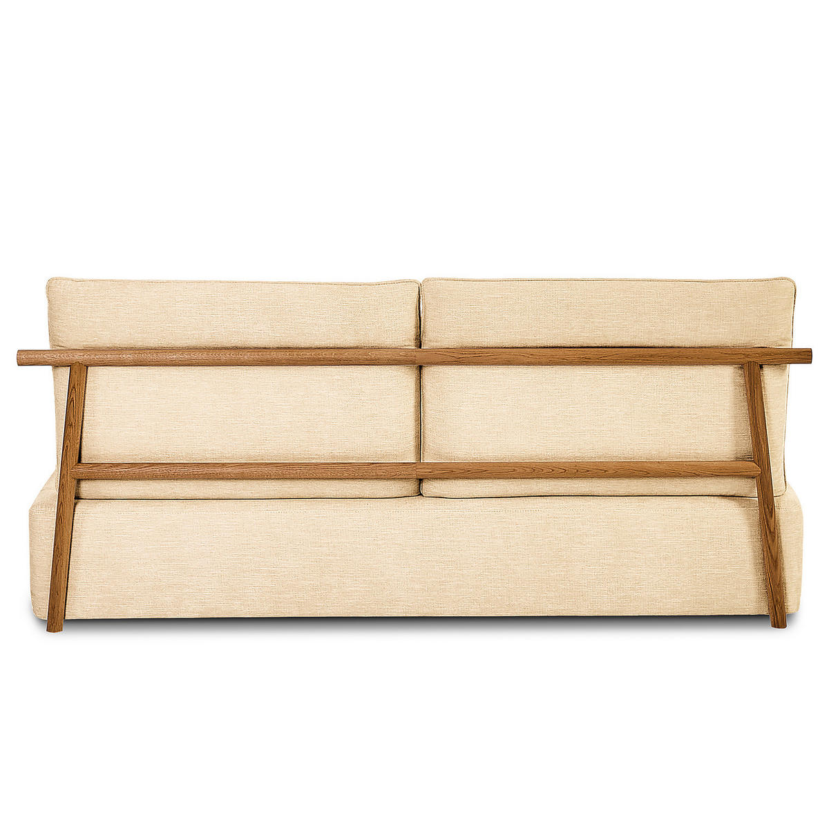 POLSTERBETT - Creme, Textil (140/200cm) - home24