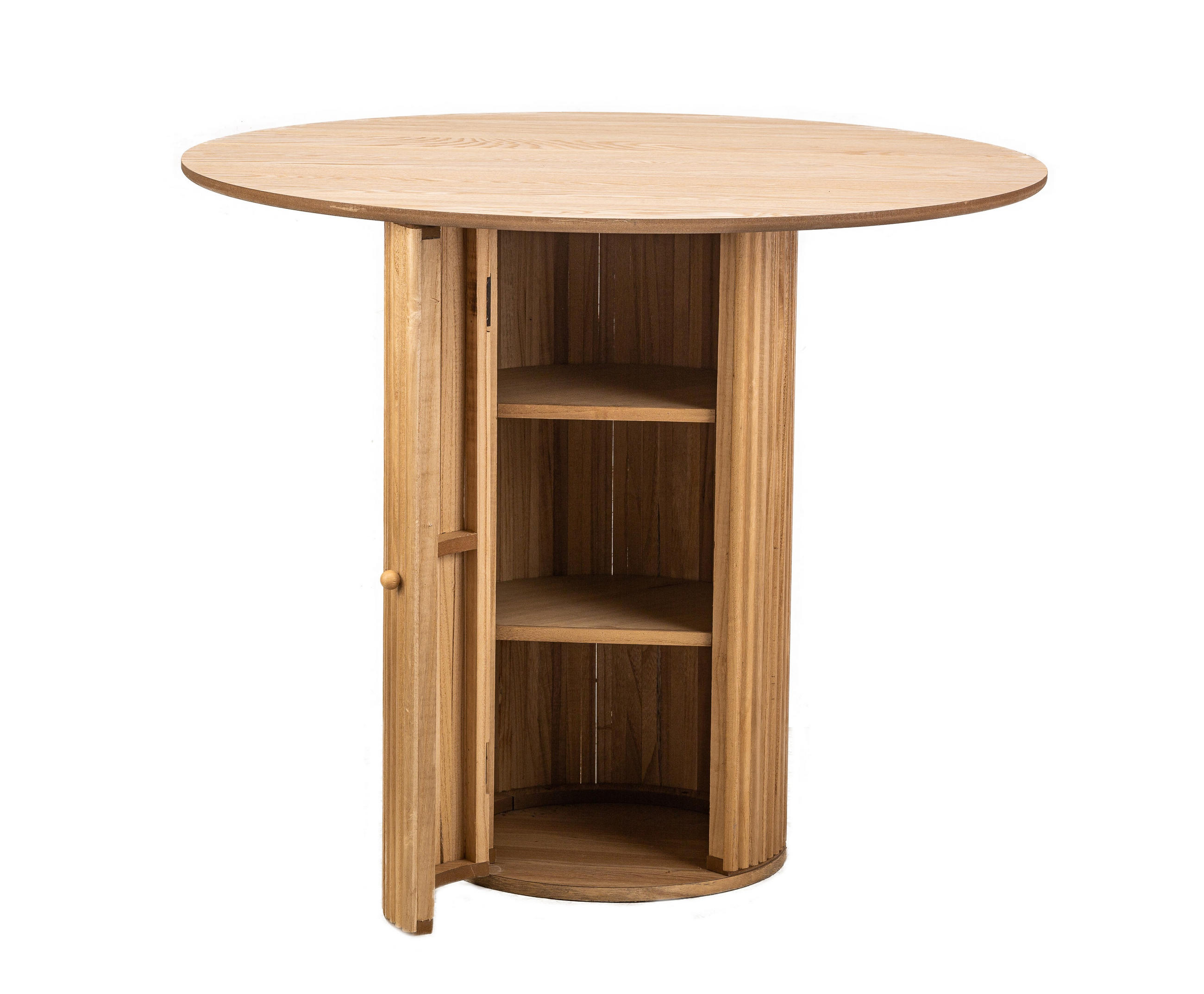 ESSTISCH Rund Braun 90 x 90 x 75 (cm) - Braun, Holz (90/90/75cm) - Nordlys