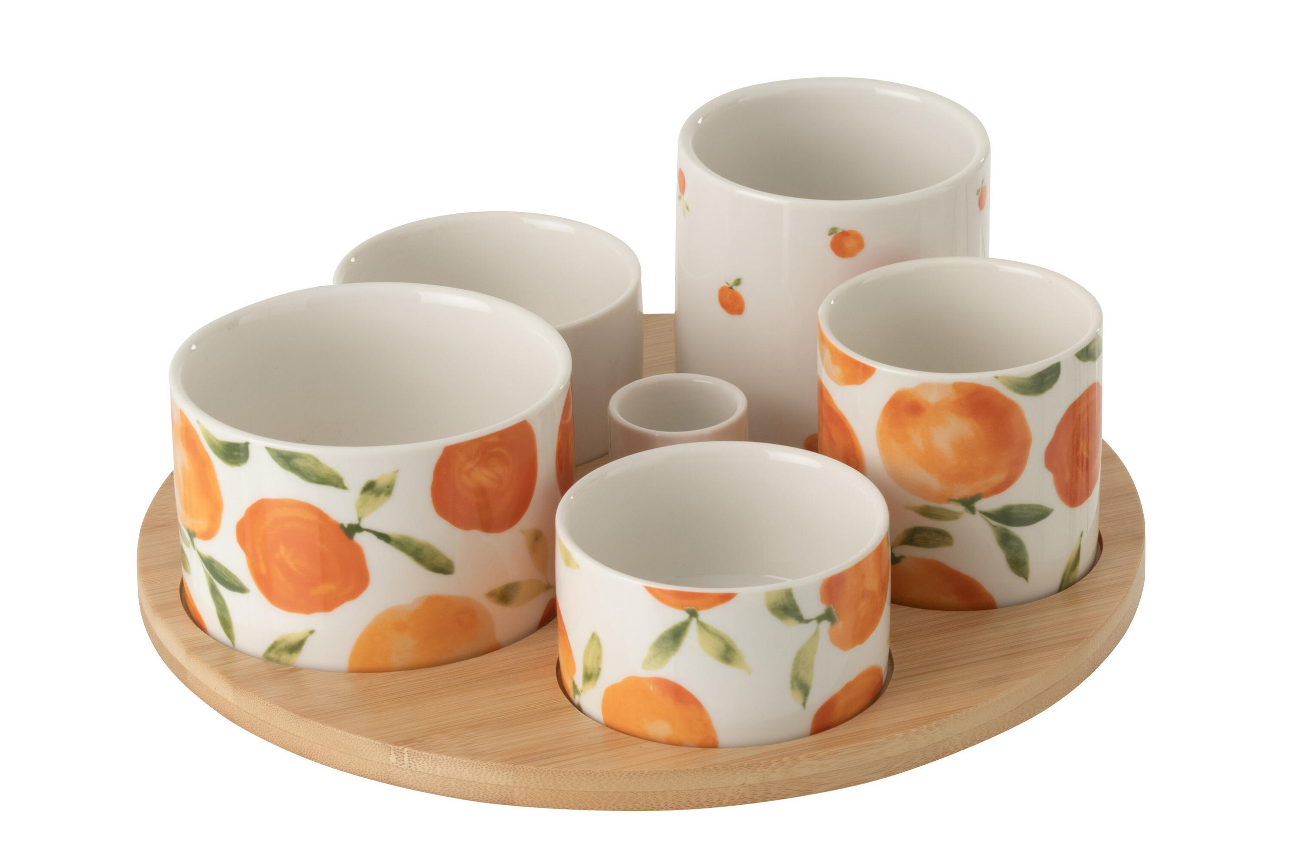 APERITIF-SET WO - Orange, Keramik (13/8/13cm) - J-Line