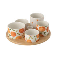 APERITIF-SET WO - Orange, Keramik (13/8/13cm) - J-Line