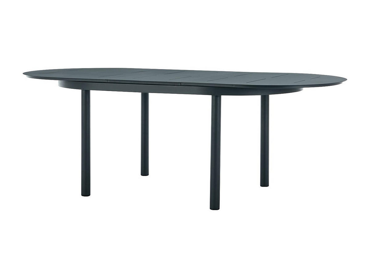 GARTEN-ESSTISCH ausziehbar - 170/220 cm - Aluminium - Anthrazit - LOTTYS von MYLIA - Anthrazit, Metall - Vente-Unique