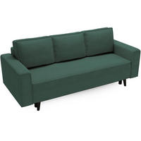 3-SITZER SOFA Monte mit Schlaffunktion grün - Grün, Textil (225/73/95cm) - Beautysofa
