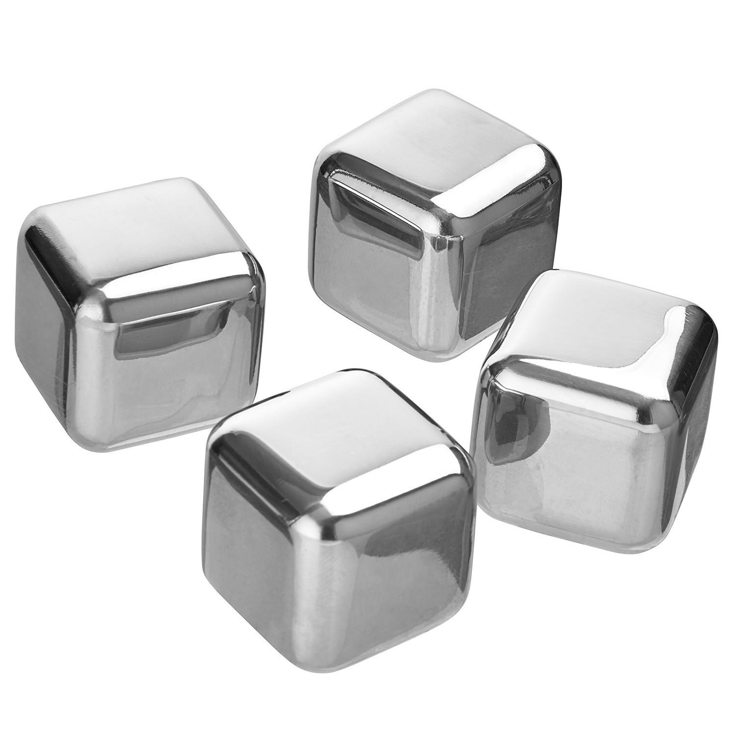 KÜHLSTEINE (4er Set) Cold As Ice - Silberfarben, Metall (13/3.1/13cm) - Butlers