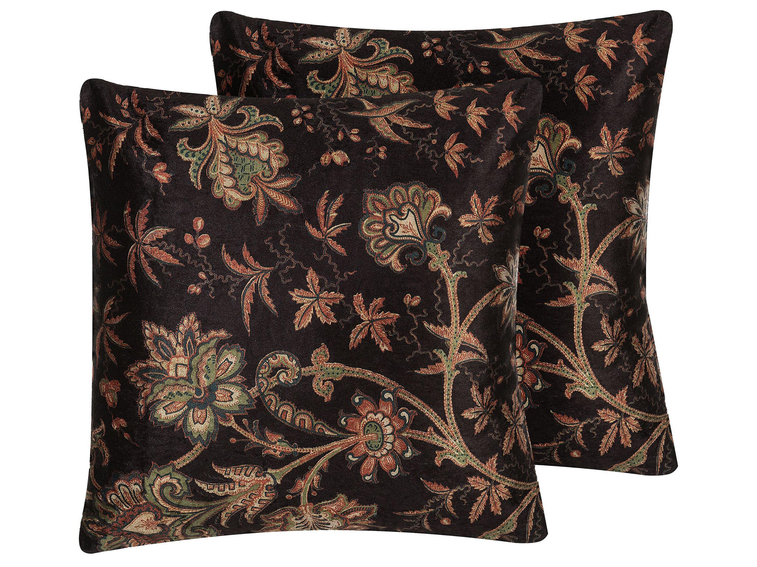 PERNĂ DECORATIVĂ set de 2 maro închisă 45/45 cm Karur