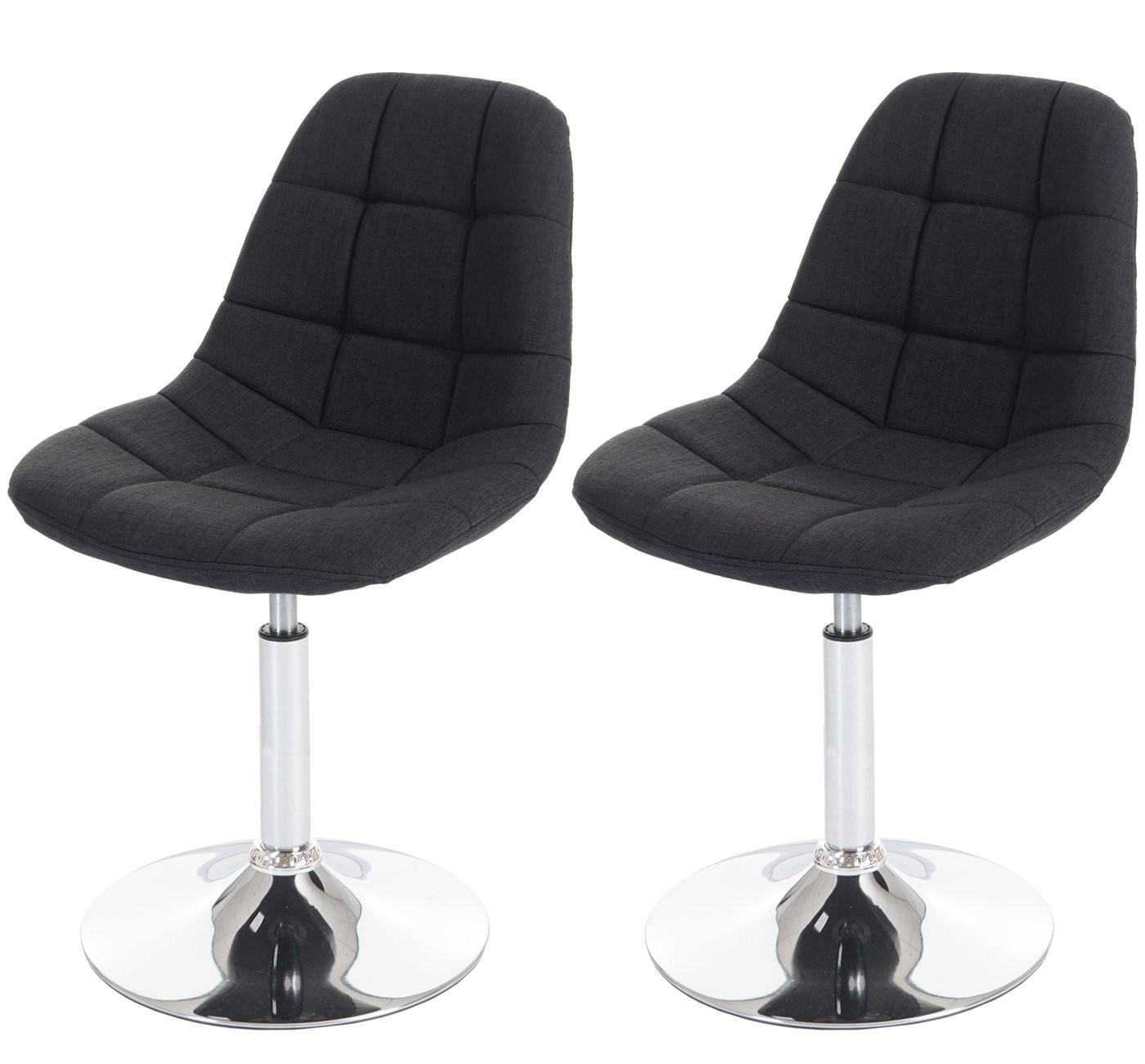 ESSZIMMERSTUHL Grau 2er-Set - Dunkelgrau/Grau, Textil (47/84/50cm) - MCW