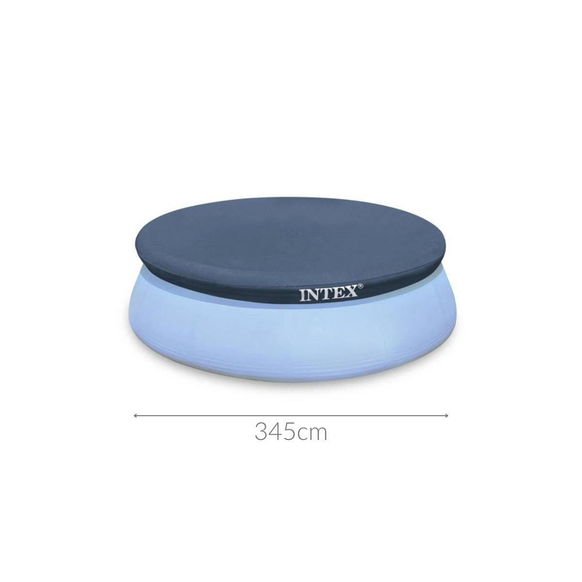 ABDECKPLANE für Pool Easy Set 345/345 cm - Blau, Kunststoff (345/345cm) - Intex