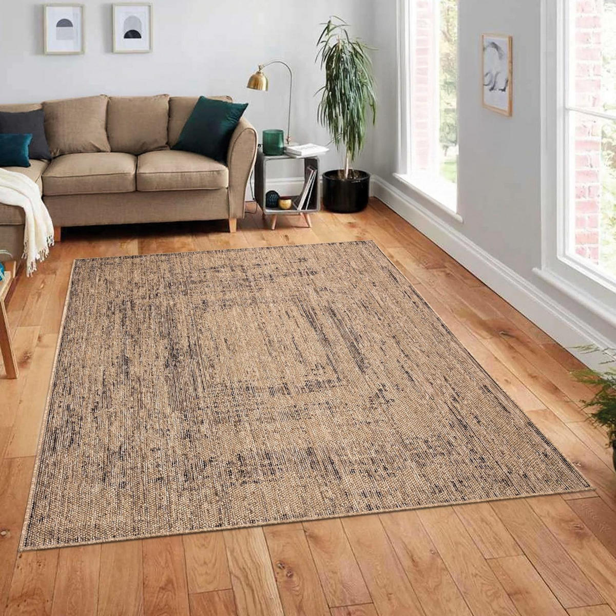 OUTDOOR-TEPPICH AACHEN 784 BEIGE 80X150 - Beige, Textil (80/150cm) - Paco Home