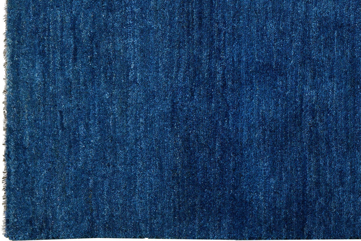 TEPPICH Gabbeh Blau 180/139 cm Schurwolle - Blau, Textil (139/180cm) - Looma
