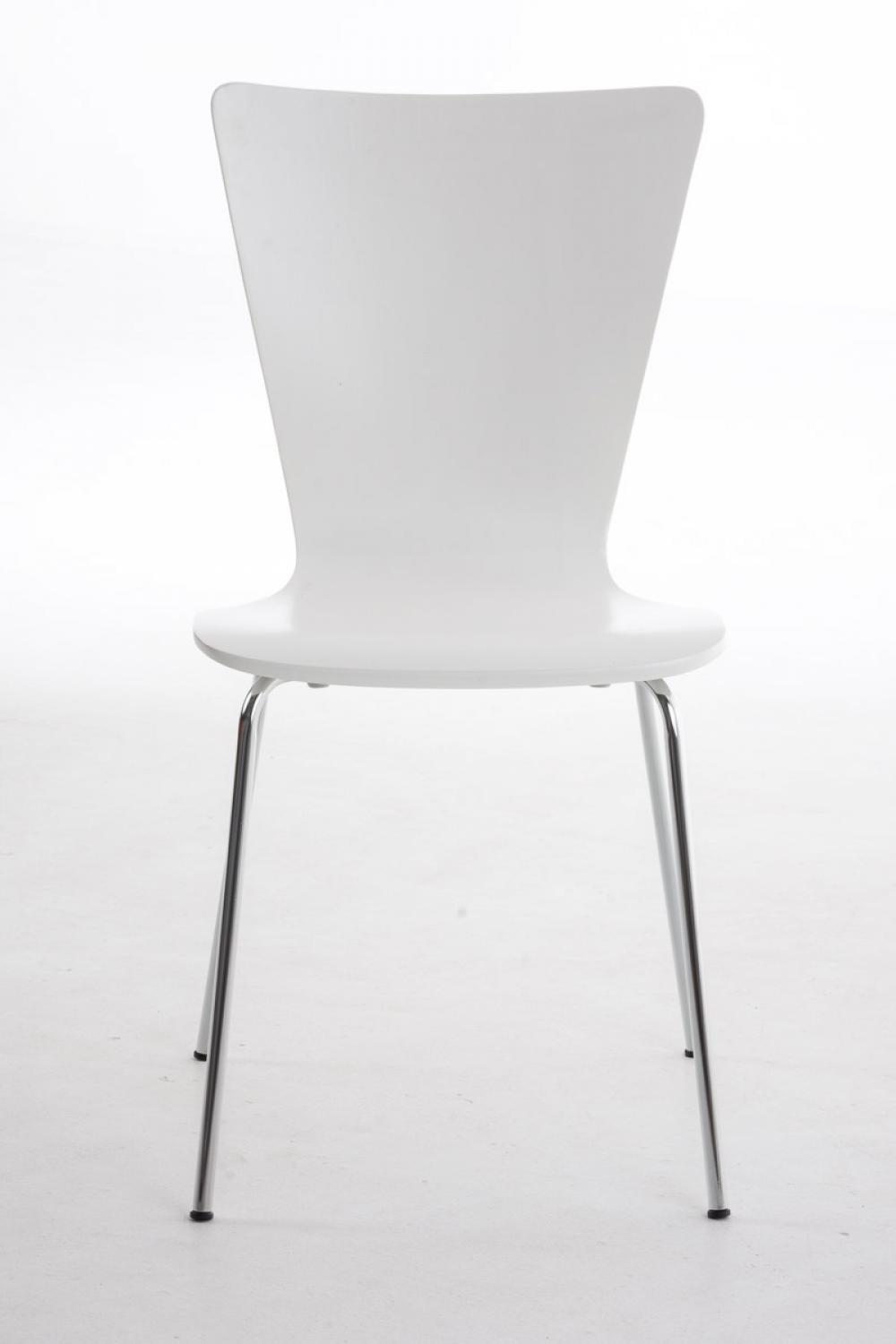 Thumbnail - CLP Besucherstuhl, Weiß, Holz, 43x84x50 cm, Arbeitszimmer, Besucherstühle