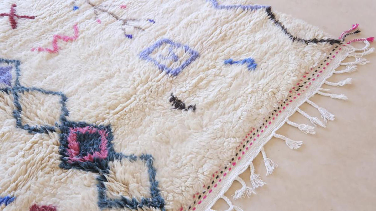 BERBERTEPPICH aus reiner Wolle 245x 275 cm - Multicolor, Naturmaterialien (245/275cm) - AFK Living