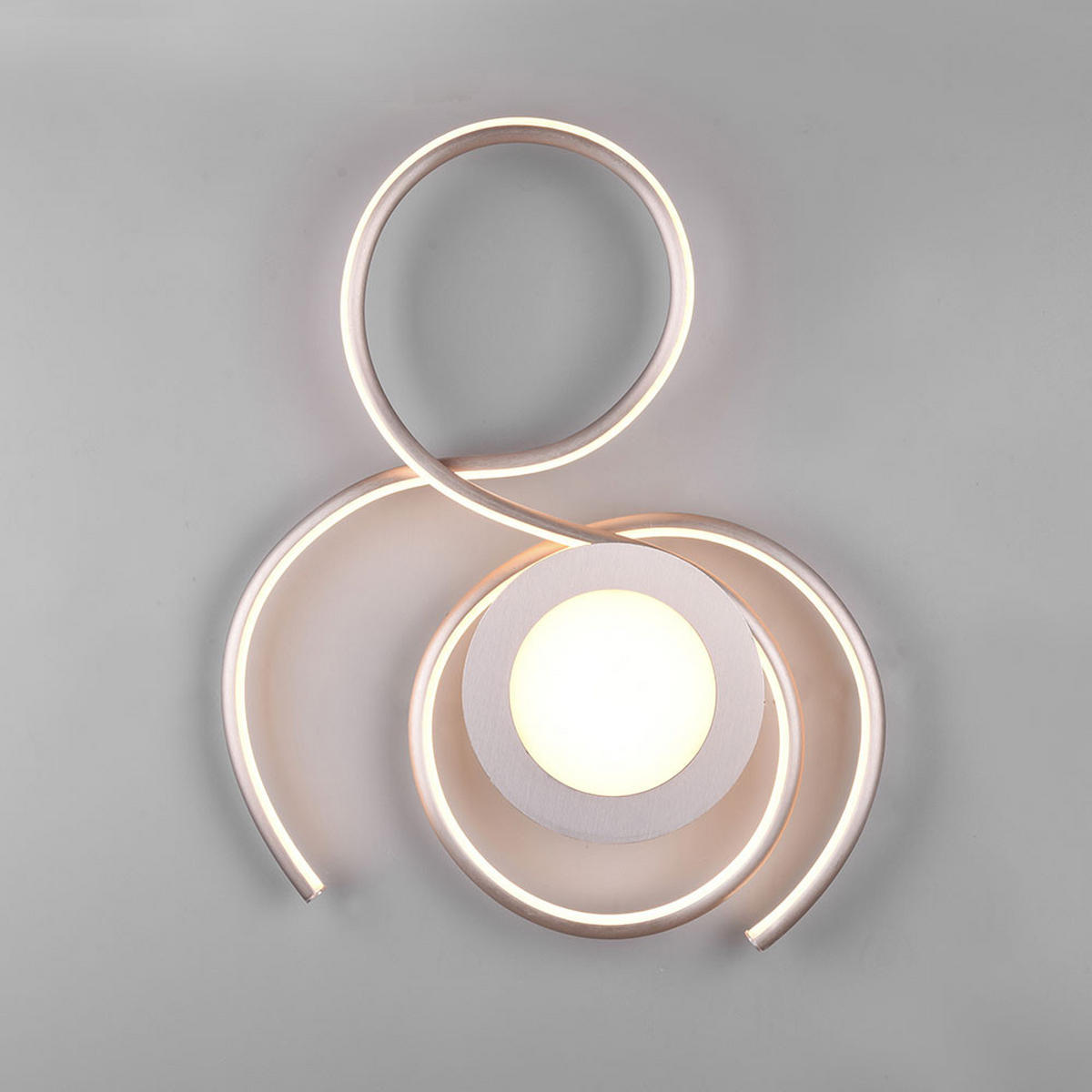 LED DECKENLEUCHTE JIVE Silber - Silberfarben, Metall (45/50/7cm)