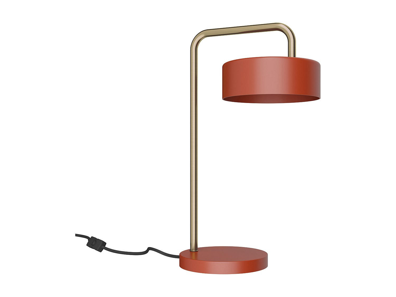 TISCHLAMPE - 23 cm x 16 cm - metall - terracotta Otilie - Terracotta, Metall (16/23/40cm) - Vente-Unique
