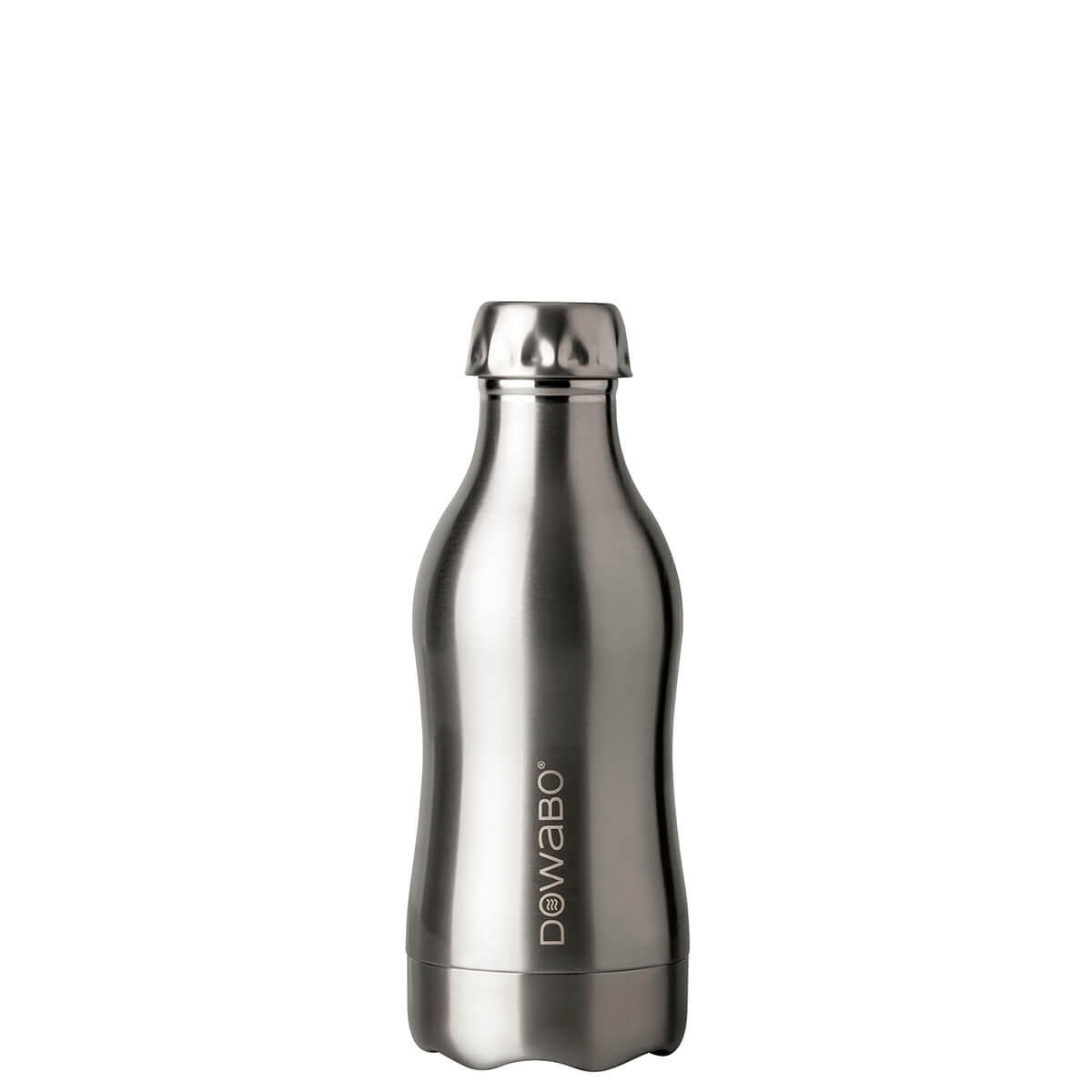 ISOLIERFLASCHE Dowabo - Silberfarben, Metall (0.35L) - Dowabo