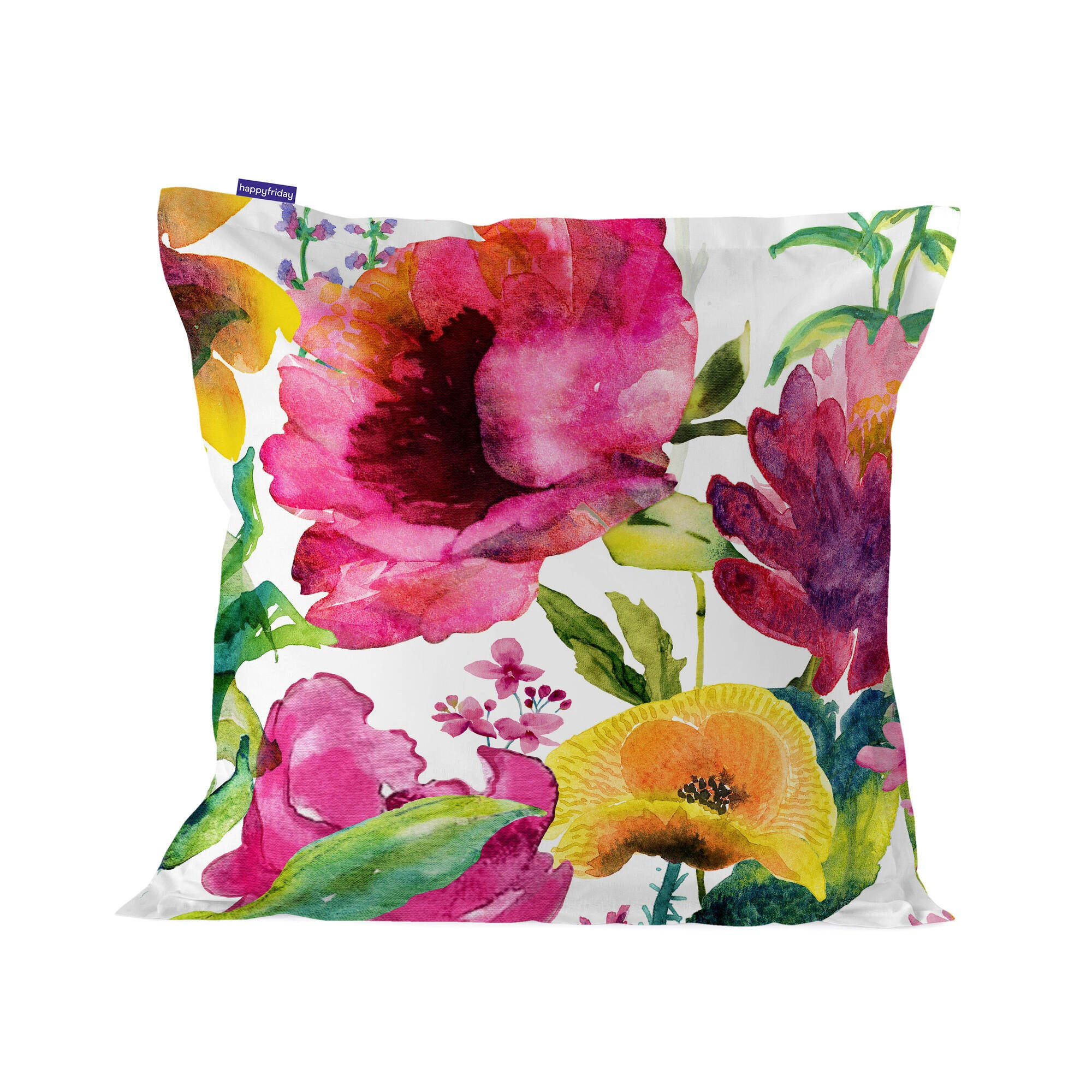 KISSENBEZUG cassia 60x60 cm mehrfarbig - Multicolor, Textil (60/60cm) - Happy Friday