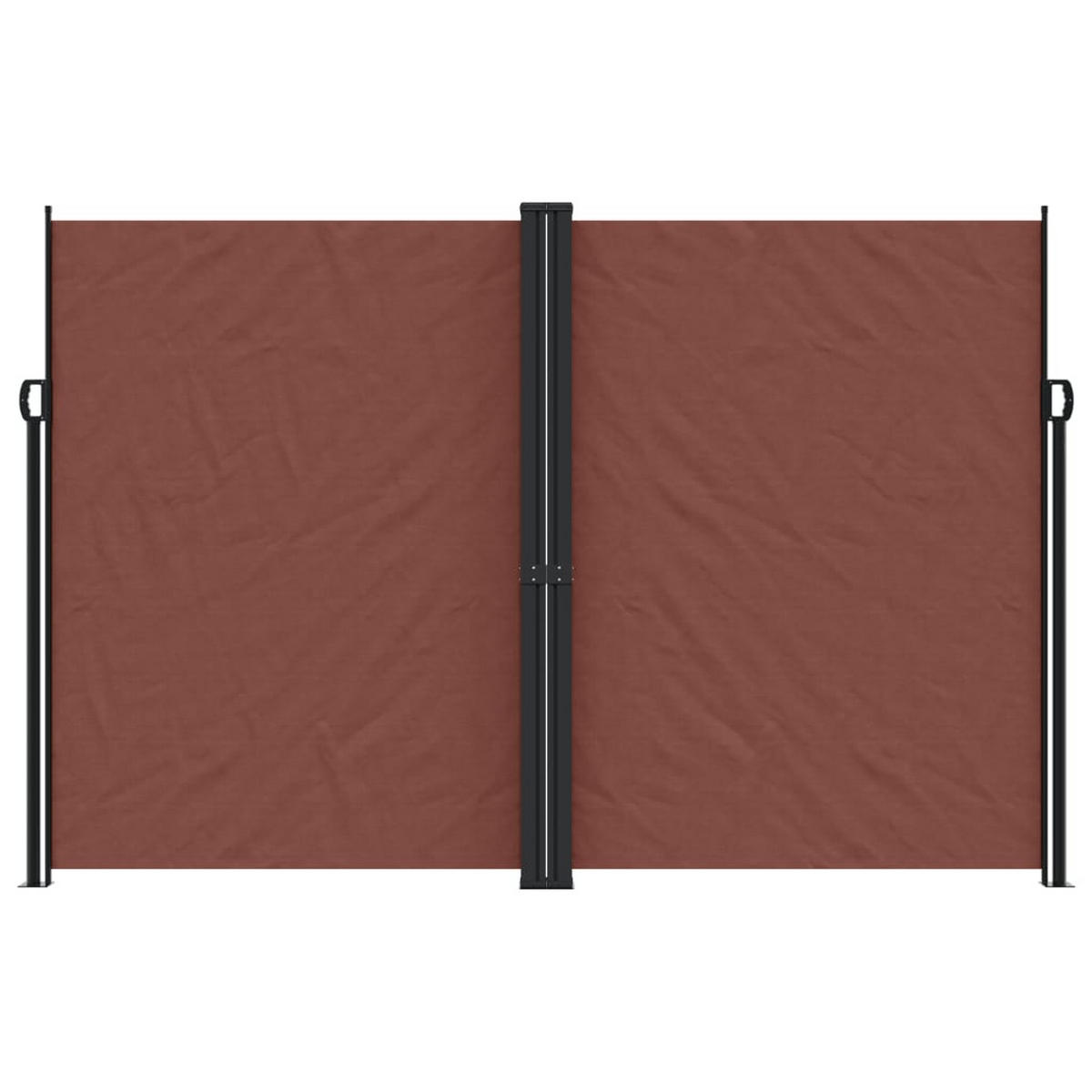 SEITENMARKISE Ausziehbar Braun 220x1000 cm - Braun, Textil (1000/220/1000cm) - furnicato