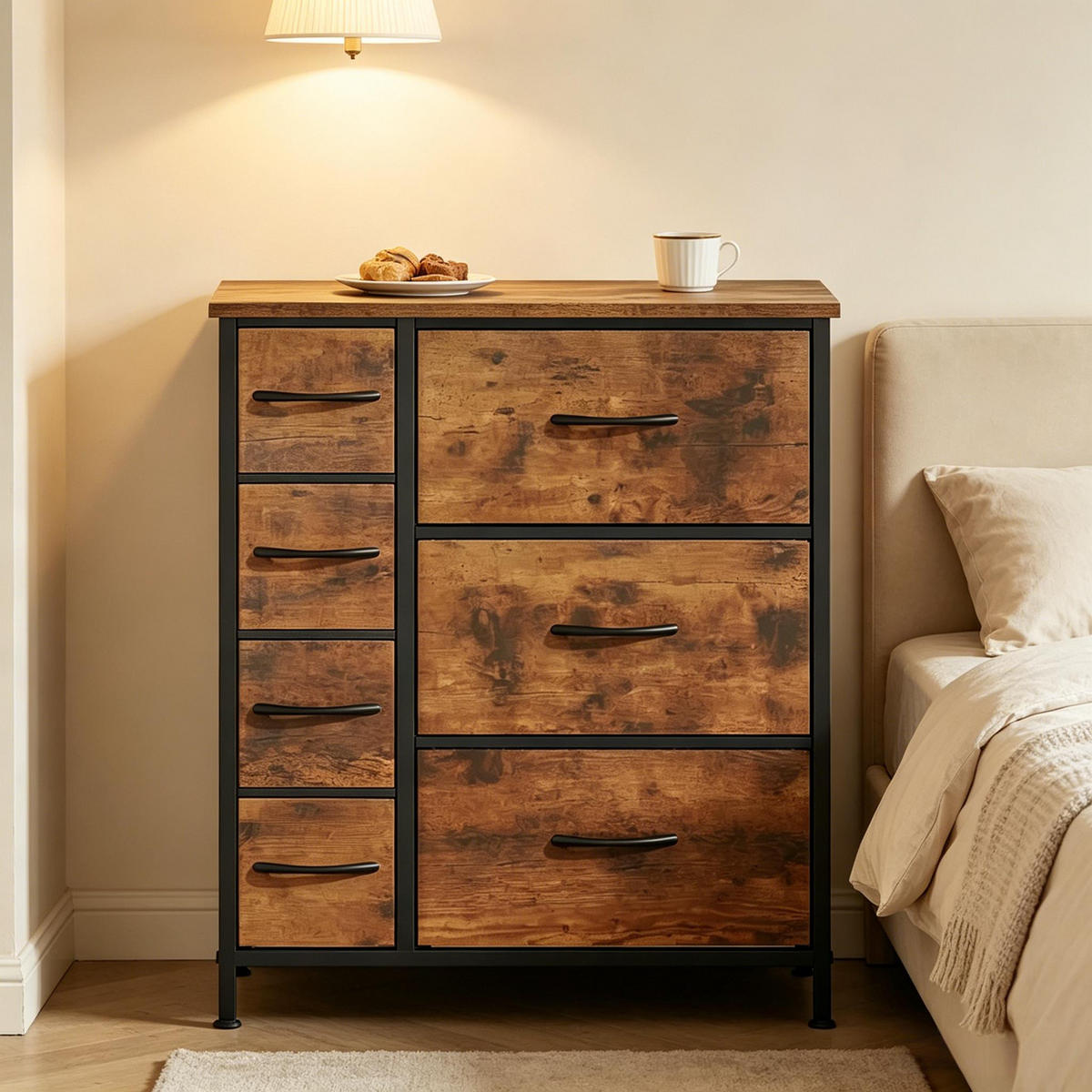 SIDEBOARD Rustikalbraun 63.5/30/73 cm - Wildeiche, Holz (63.5/73/30cm) - PANGIVO