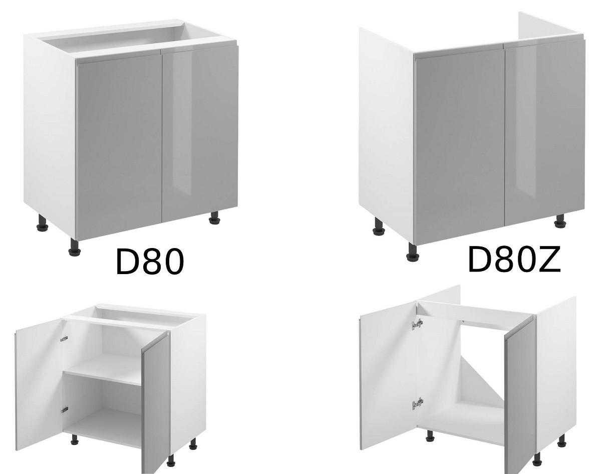 WINKELKÜCHE 420 cm x 240 cm - Aspen KA7-M420 - in Grau/Hochglanz - Grau, Holz (660/212/58cm)