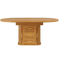 AUSZIEHTISCH Walnussfarben 118-158/118/77 cm - Walnussfarben, Holz (118/118/77cm) - PANGIVO