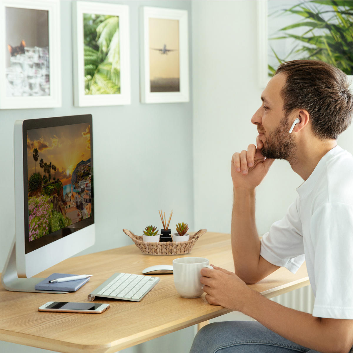 3XAUFBEWAHRUNGSKORB - Hellbraun, Textil/Metall (22/35/11.5cm) - Relaxdays