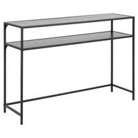 KONSOLENTISCH, Sea, Schwarz, Spanplatte melamin, 120 x 35 x 79 cm - Schwarz, Holzwerkstoff/Metall (35/120/79cm) - ebuy24