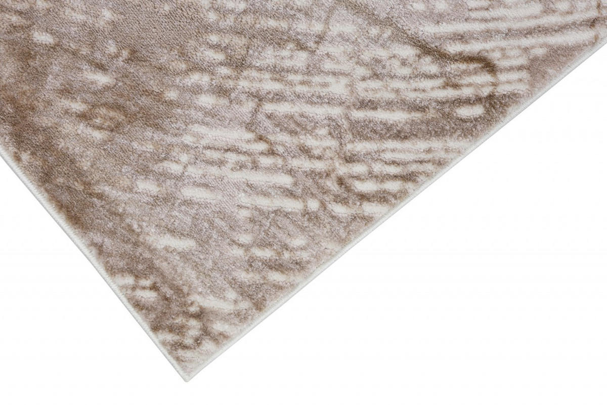 KOBEREC béžový hnedý krémový - 140 x 200 cm - béžová, textil (140/200cm) - Mazovia