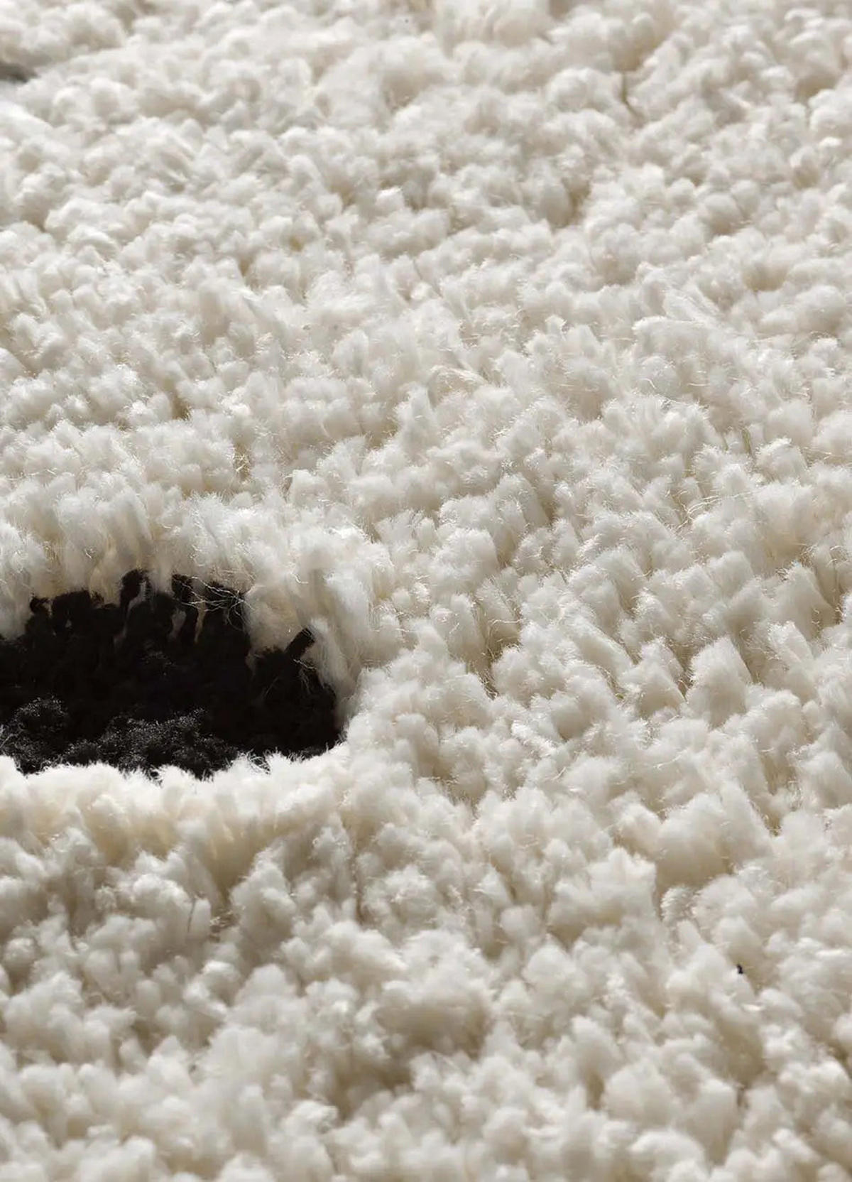 HOCHFLORTEPPICH Weiß Atesa 120/170 cm - Weiß, Naturmaterialien/Textil (120/170cm) - Atticgo