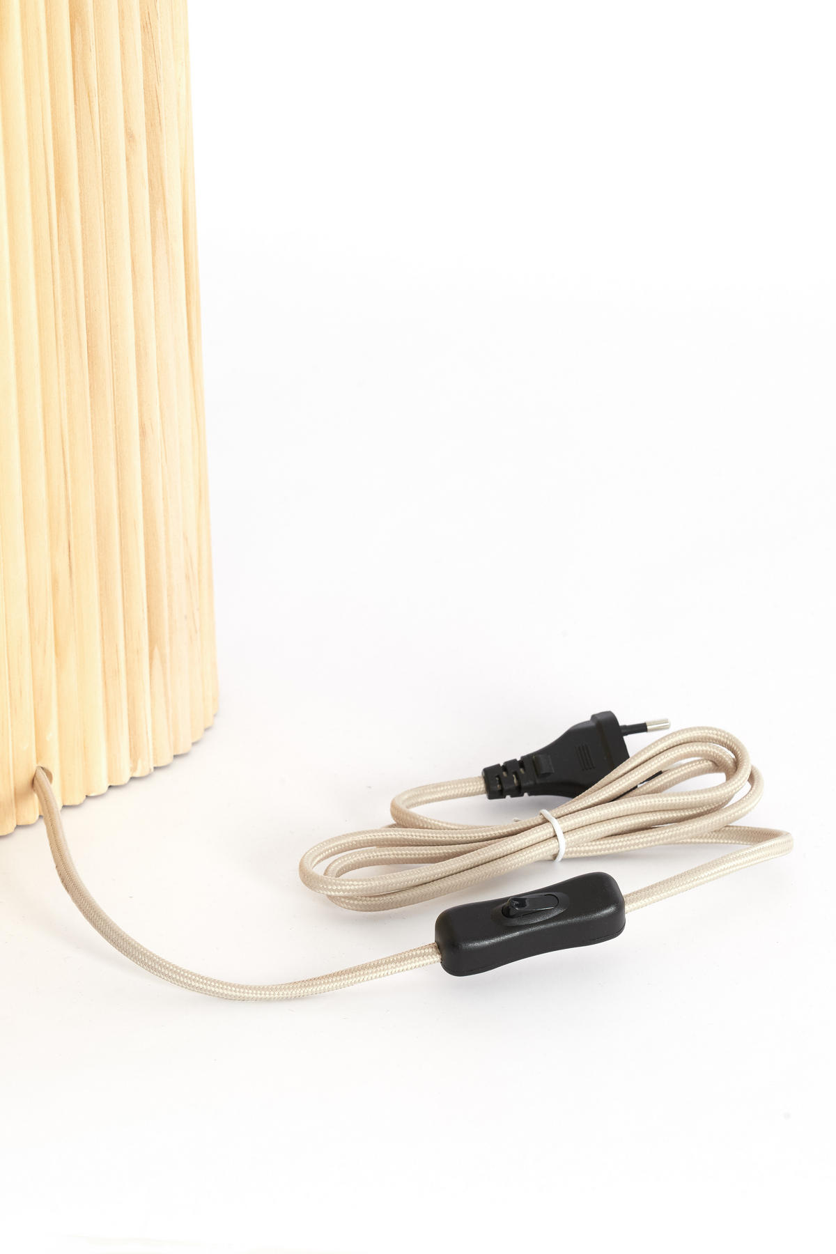 TISCHLAMPE Laslo Braun 30/20/94 cm - Braun, Holz (30/20/94cm) - Light & Living