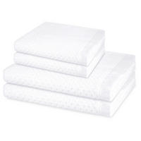 FROTTIERSET Harmony 4-teilig - Weiß, Textil (50/100cm) - Ross