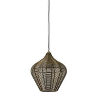 HÄNGELAMPE Alvaro Bronze Ø27/29,5 cm - Bronzefarben, Metall (27/27/29.5cm) - Light & Living