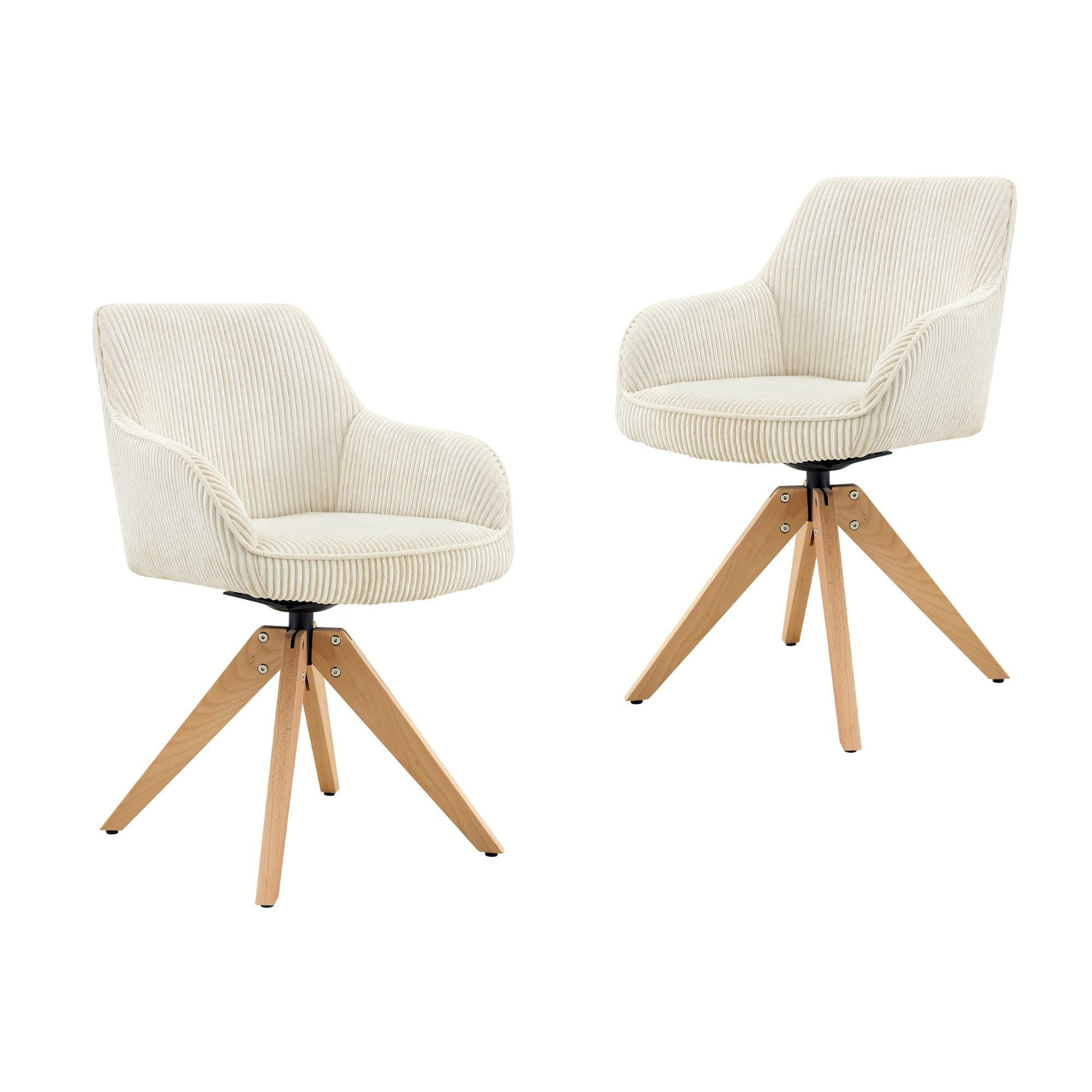 Urban Meuble Esszimmerstühle Creme 56x84x44 cm