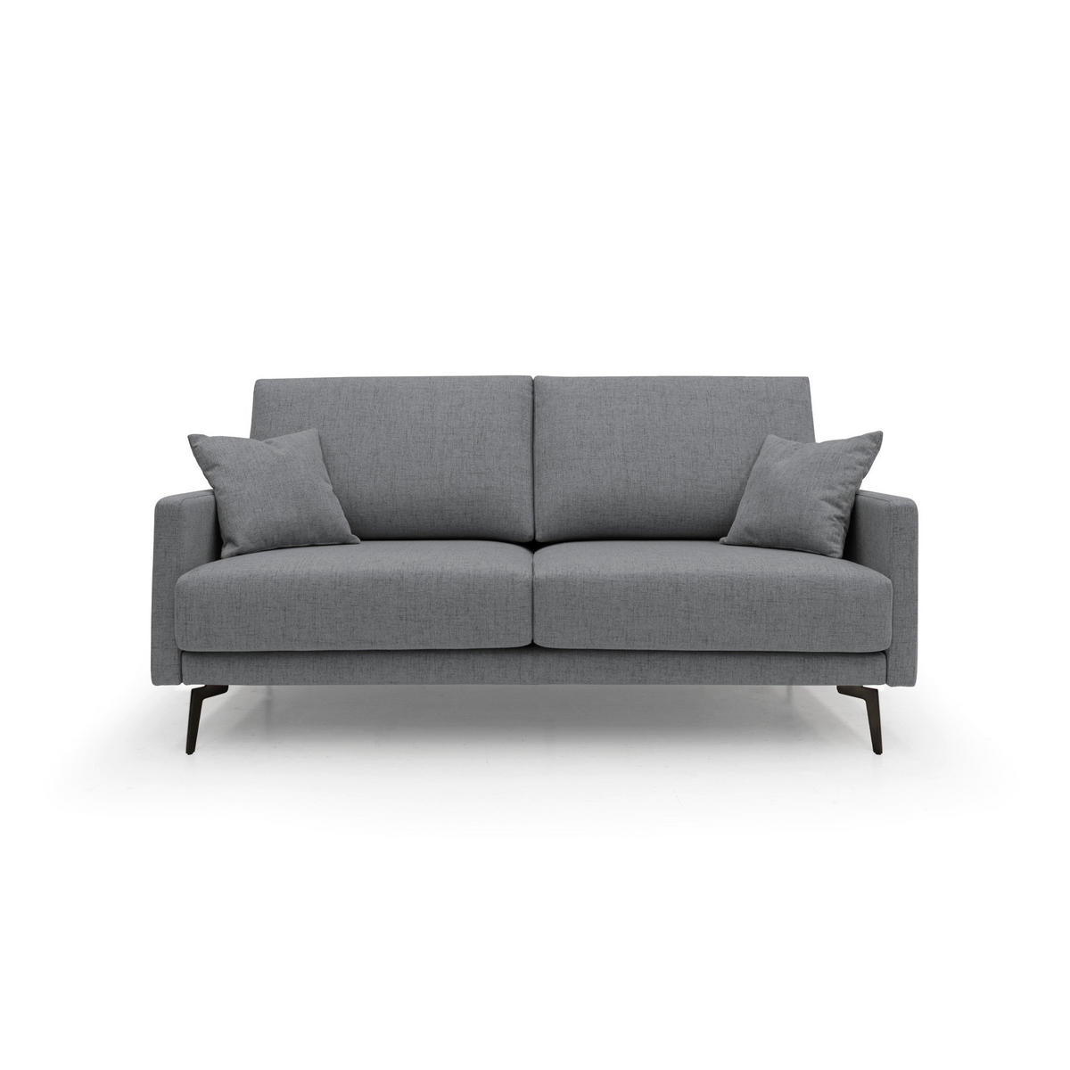LINEARSOFA Saturno - Grau, Textil (140/94/90cm) - Divani.store