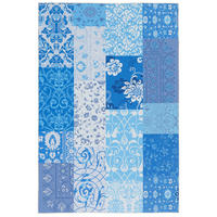 LUXUS VINTAGE DESIGNERTEPPICH PATCHWORK - Blau, Textil (130/190cm) - Pergamon